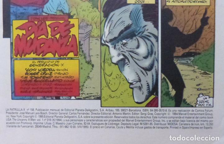 C&oacute;mics: Comic Patrulla X,N&ordm; 156,Marvel Comics,A&ntilde;o 1995,Forum - Foto 2