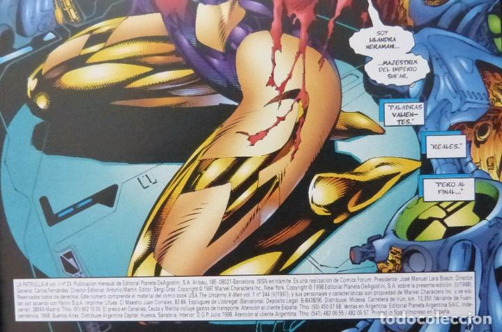 C&oacute;mics: Comic Patrulla X,N&ordm; 23,Marvel Comics,Forum,1998 - Foto 3
