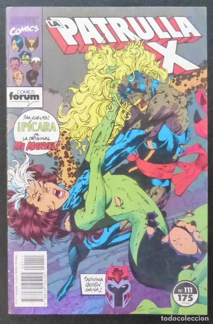 C&oacute;mics: Comic Patrulla X,N&ordm; 111,Marvel Comics,Forum,1991, Picara reducida - Foto 5