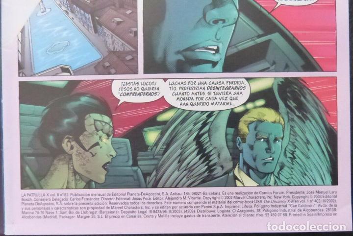 C&oacute;mics: Comic Patrulla X,Marvel Comics,N&ordm; 82,a&ntilde;o 2002,Forum - Foto 5