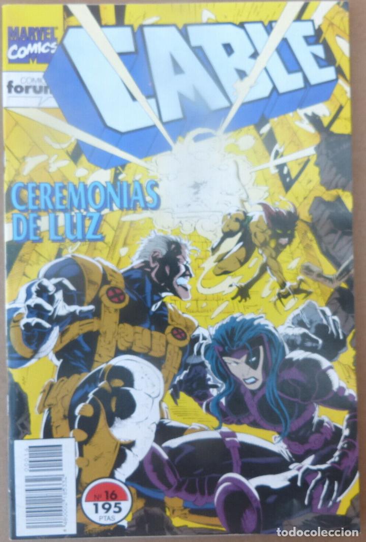 C&oacute;mics: Comic CABLE,N&ordm; 16,Marvel Comics,Forum.1995 - Foto 1