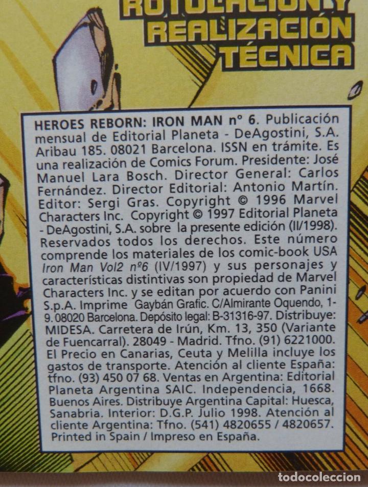 C&oacute;mics: Lot 3 comics Iron Man, Numbers 1,2 and 6.Marvel Comics, Forum - Foto 5