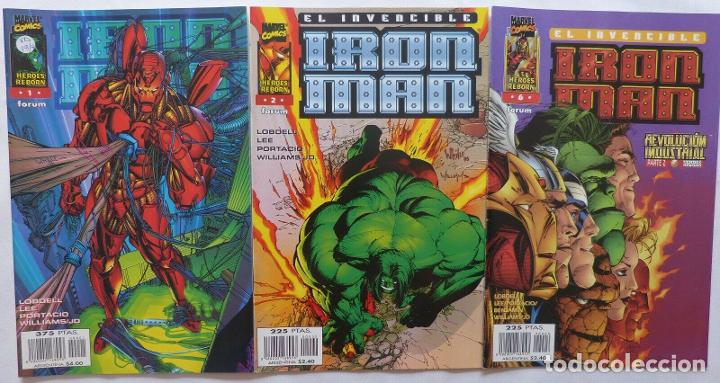 C&oacute;mics: Lot 3 comics Iron Man, Numbers 1,2 and 6.Marvel Comics, Forum - Foto 7
