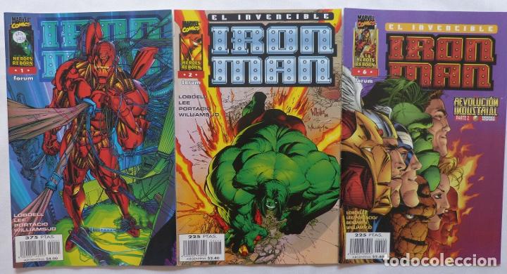 C&oacute;mics: Lot 3 comics Iron Man, Numbers 1,2 and 6.Marvel Comics, Forum - Foto 1
