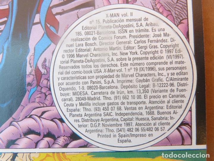 C&oacute;mics: Comic X-MAN -N&ordm; 15-Vol II -1997-Forum ,Marvel Comics - Foto 4