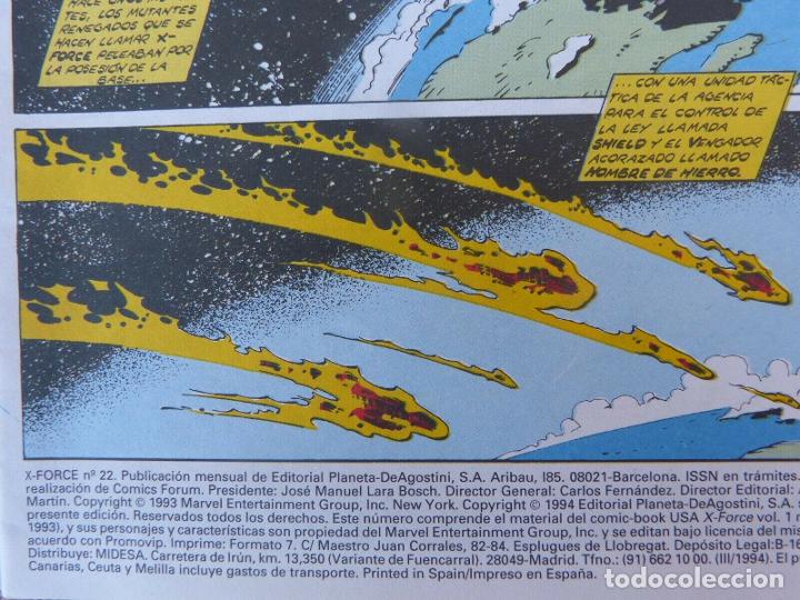 C&oacute;mics: Comic, X Force, n&uacute;mero 22, Forum, Marvel Comic, Jeph Loeb, Bud LaRosa,1994 - Foto 5