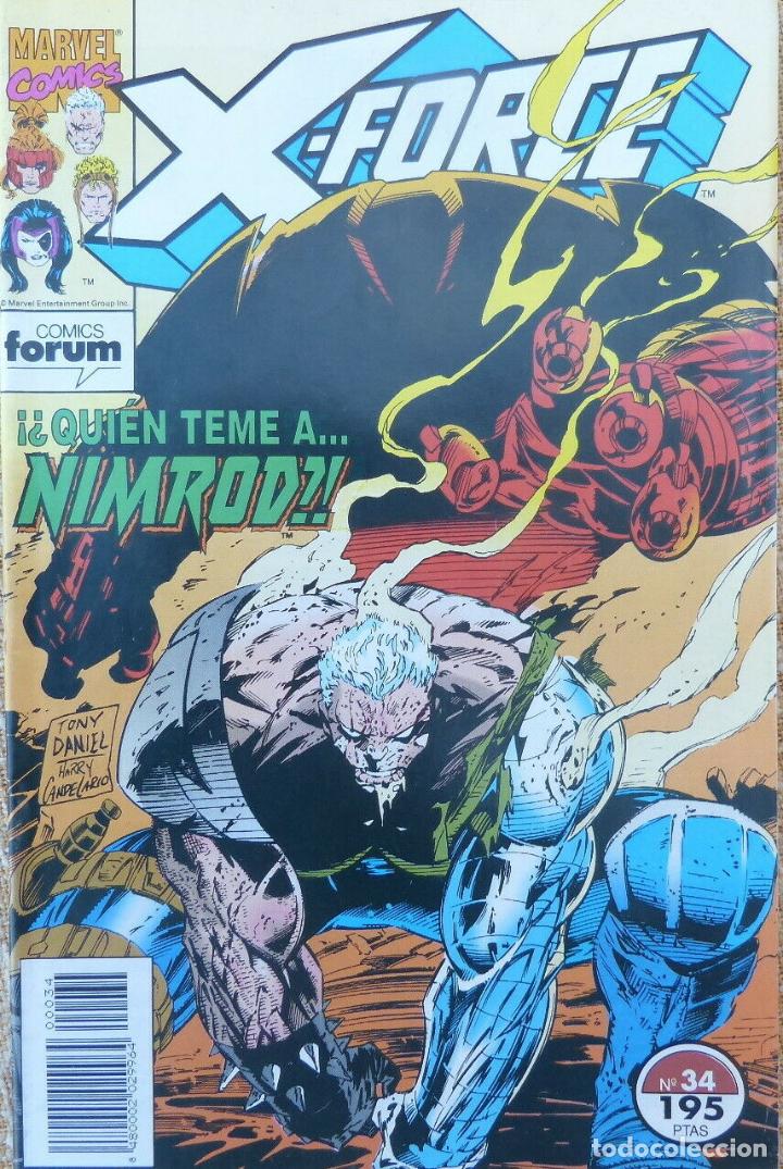 C&oacute;mics: Comic, X Force, n&uacute;mero 34,Forum, Marvel Comic, Jeph Loeb, Bud LaRosa, a&ntilde;o 1995 - Foto 2