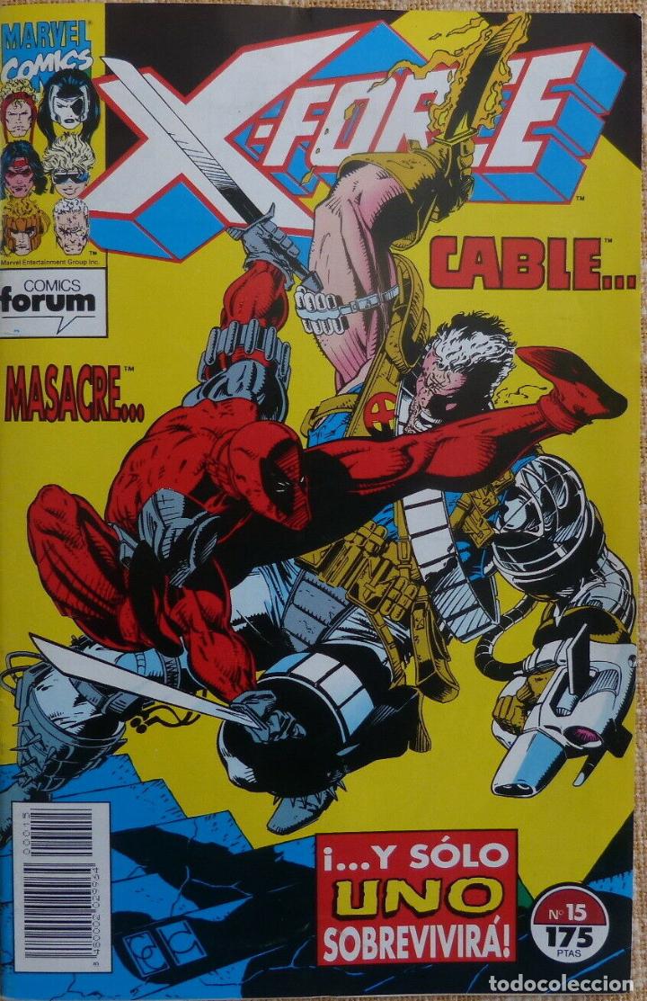 C&oacute;mics: Comic, X Force, n&uacute;mero 15,Forum, Marvel Comic, Jeph Loeb, Bud LaRosa,1993 - Foto 4