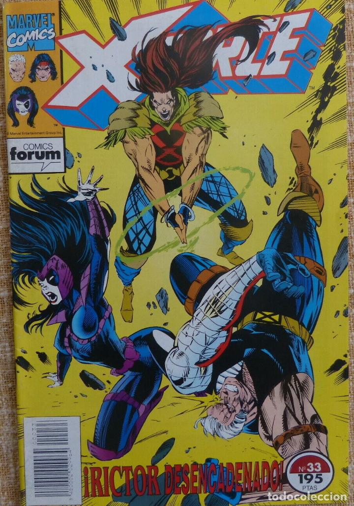 C&oacute;mics: Comic, X Force, n&uacute;mero 33, Forum, Marvel Comic, Jeph Loeb, Bud LaRosa, a&ntilde;o 1995 - Foto 1