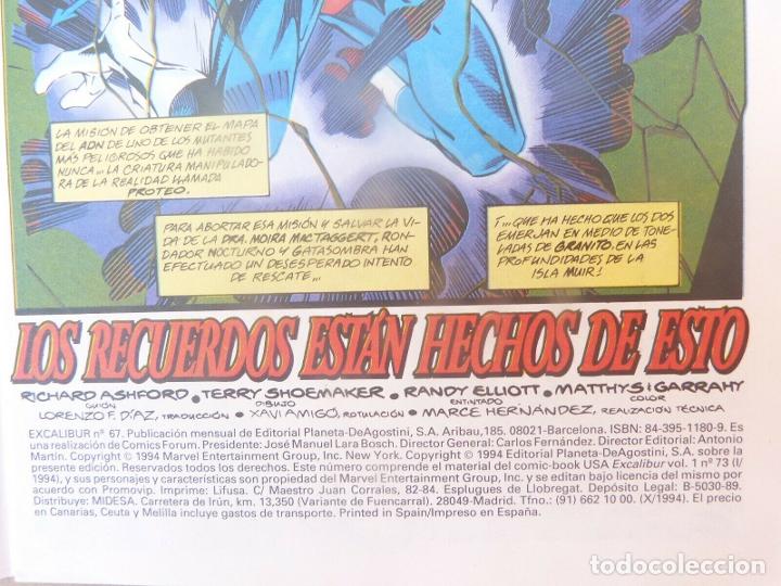 C&oacute;mics: Comic EXcalibur,N&ordm; 67,Marvel Comics,A&ntilde;o 1994- Forum - Foto 3