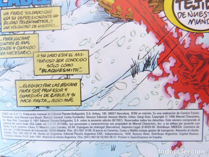 C&oacute;mics: Comic CABLE,N&ordm; 11-VOL II, A&ntilde;o 1997,Marvel Comics,Forum. - Foto 2