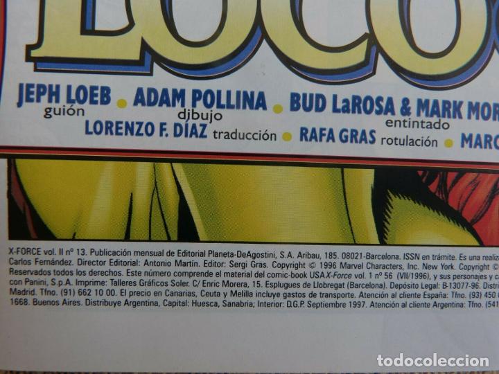 C&oacute;mics: Comic, X Force, n&uacute;mero 13, Vol&uacute;men II, Forum, Marvel Comic, Jeph Loeb, A&Ntilde;O 1997 - Foto 6