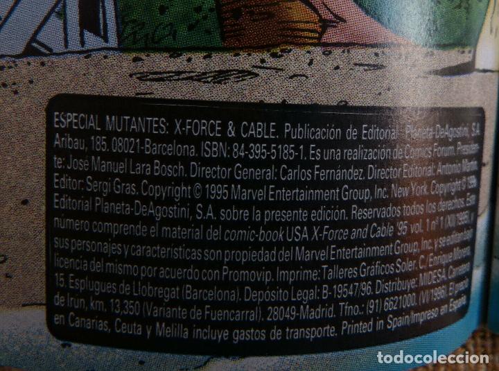 C&oacute;mics: Comic, X Force, n&uacute;mero Especial mutantes, Forum, Marvel Comic, Jeph Loeb, 1995 - Foto 8