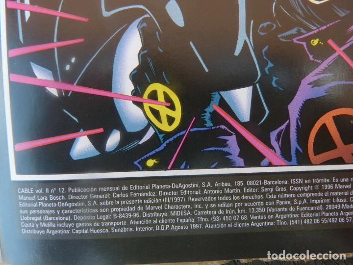 C&oacute;mics: Comic CABLE,N&ordm; 12-VOL II, A&ntilde;o 1997,Marvel Comics,Forum. - Foto 3