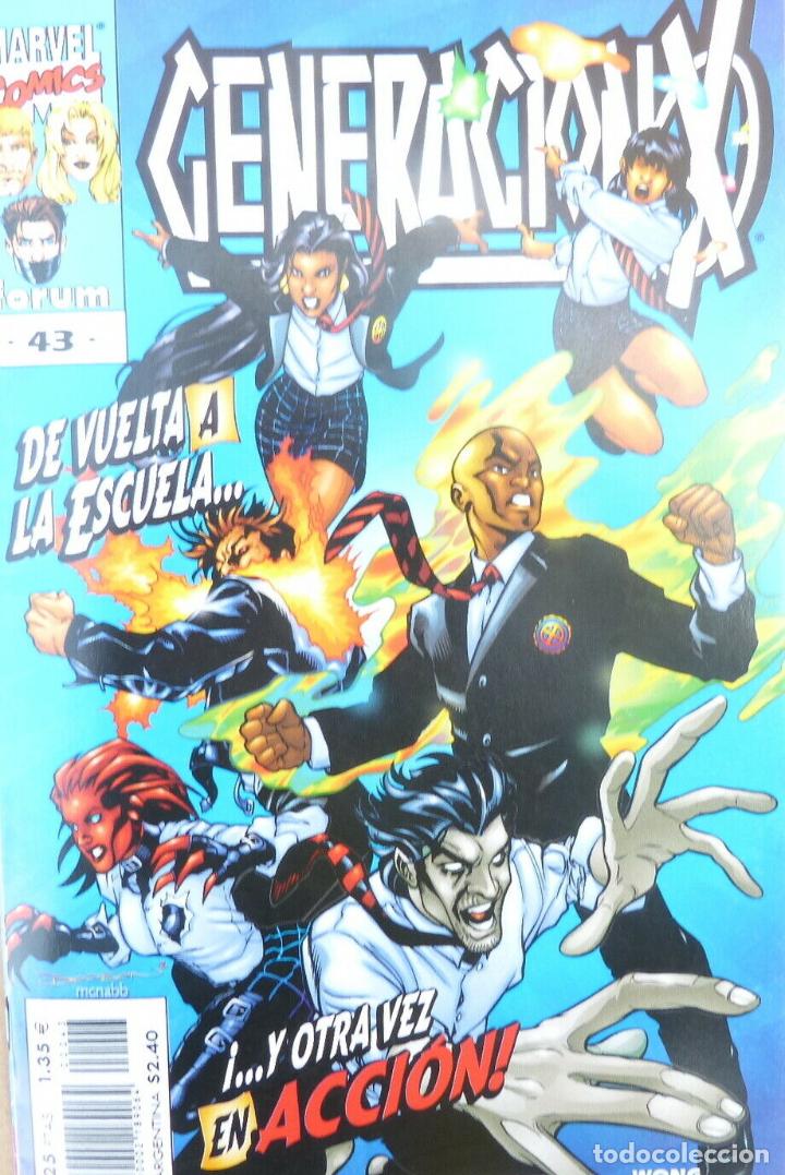 Comic GENERACION X-N&ordm; 43-Vol II-Marvel Comics- Forum-A&ntilde;o 1999