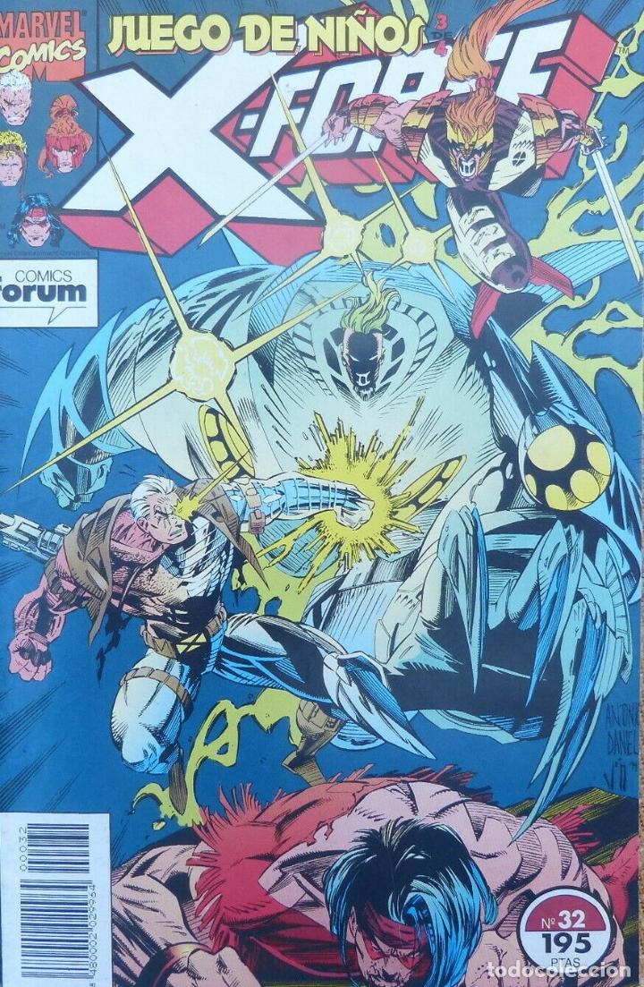 C&oacute;mics: Comic, X Force, n&uacute;mero 32,Forum, Marvel Comic, Jeph Loeb, Bud LaRosa, a&ntilde;o 1995 - Foto 2