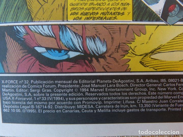 C&oacute;mics: Comic, X Force, n&uacute;mero 32,Forum, Marvel Comic, Jeph Loeb, Bud LaRosa, a&ntilde;o 1995 - Foto 4