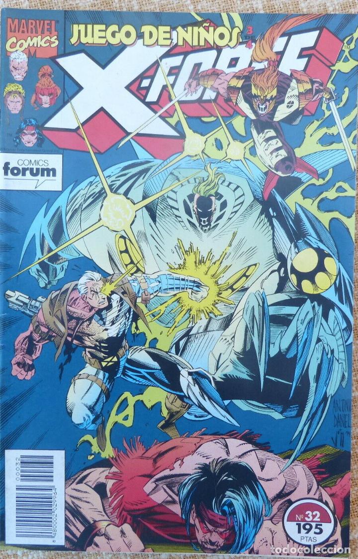 C&oacute;mics: Comic, X Force, n&uacute;mero 32,Forum, Marvel Comic, Jeph Loeb, Bud LaRosa, a&ntilde;o 1995 - Foto 1