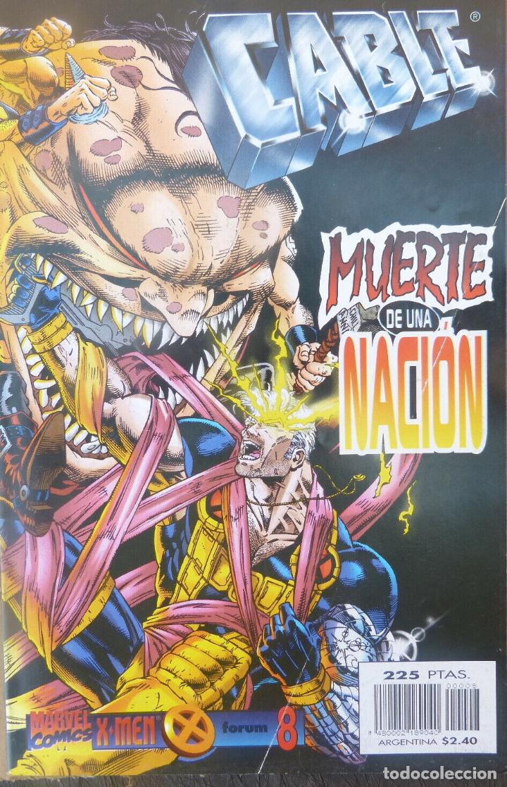 C&oacute;mics: Comic CABLE,N&ordm; 8-X-MEN, A&ntilde;o 1996,Marvel Comics,Forum. - Foto 1
