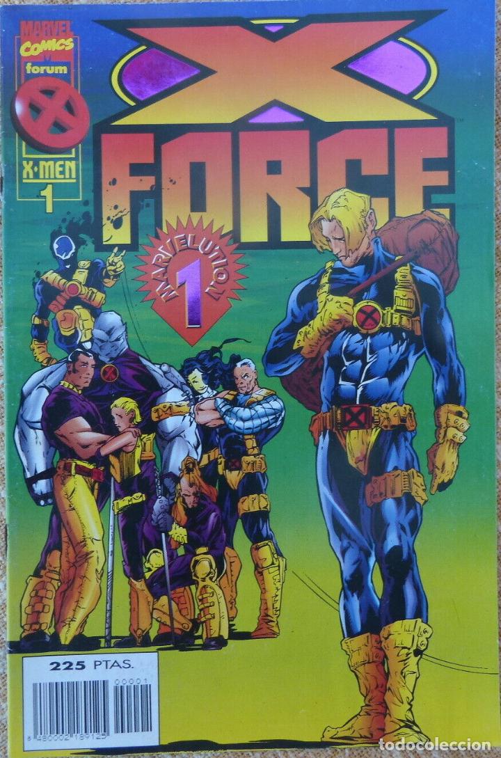C&oacute;mics: Comic, X Force, n&uacute;mero 1, Vol&uacute;men II, Forum, Marvel Comic, Jeph Loeb, Bud LaRosa - Foto 1