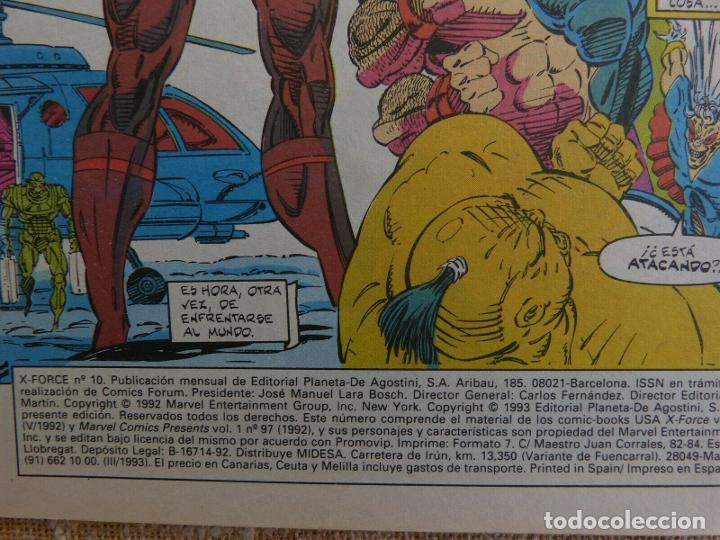 C&oacute;mics: Comic, X Force, n&uacute;mero 10,a&ntilde;o 1993, Forum, Marvel Comic,Bud LaRosa, Jeph Loeb - Foto 6