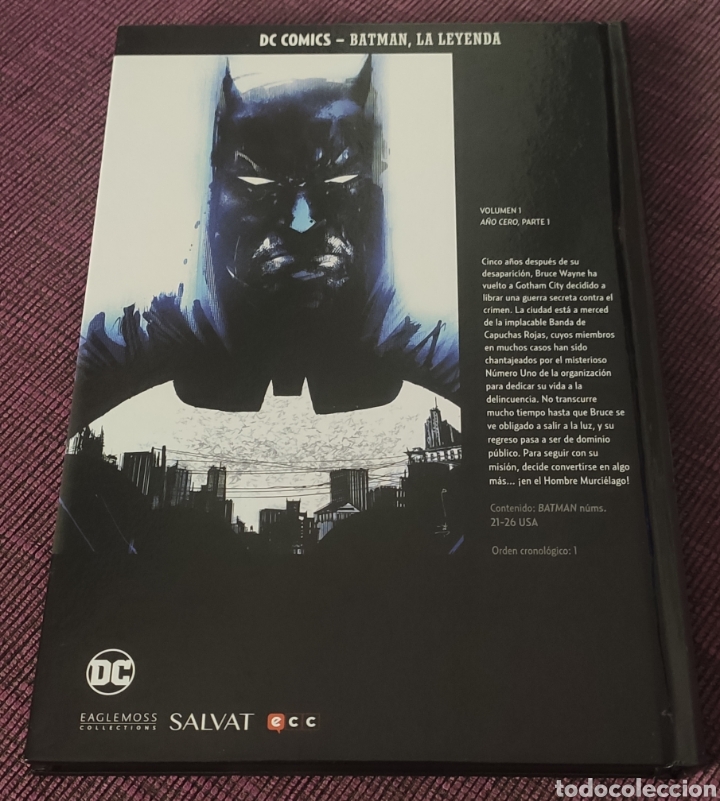C&oacute;mics: A&ntilde;o Cero parte 1. DC Comics Batman, la leyenda - Foto 2