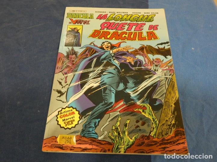 C&oacute;mics: LIBRERIA ARKANSAS COMIC MARVEL FRANCES DRACULA LA LONGUE QUETE DE DRACULA - Foto 1