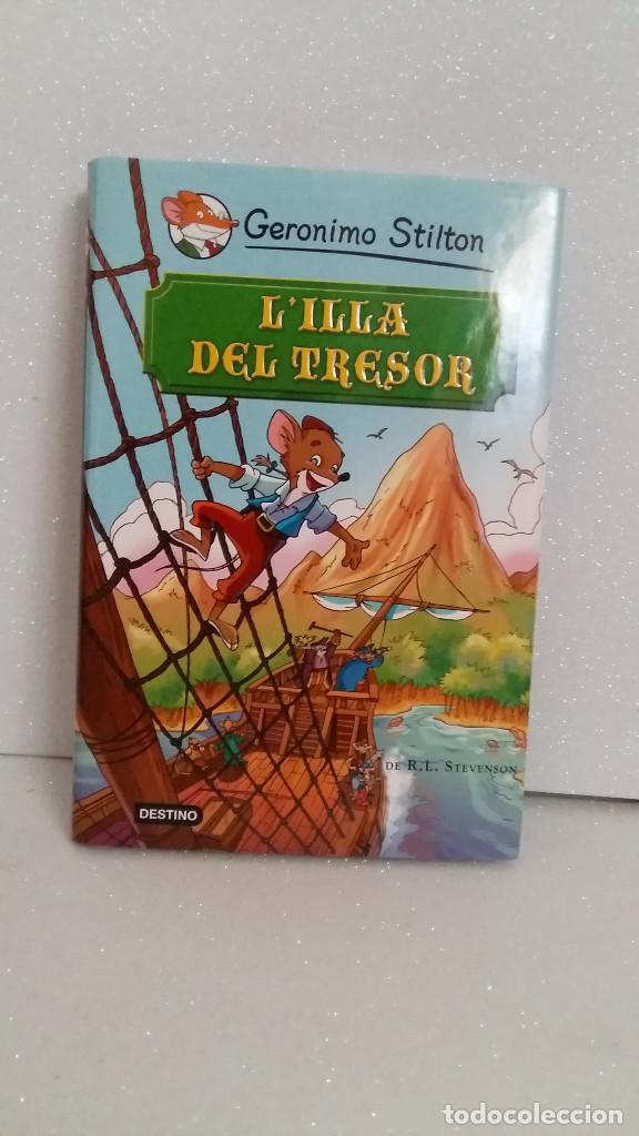 C&oacute;mics: LIBRO GERONIMO STILTON LILLA DEL TRESOR EN CATALAN - Foto 1