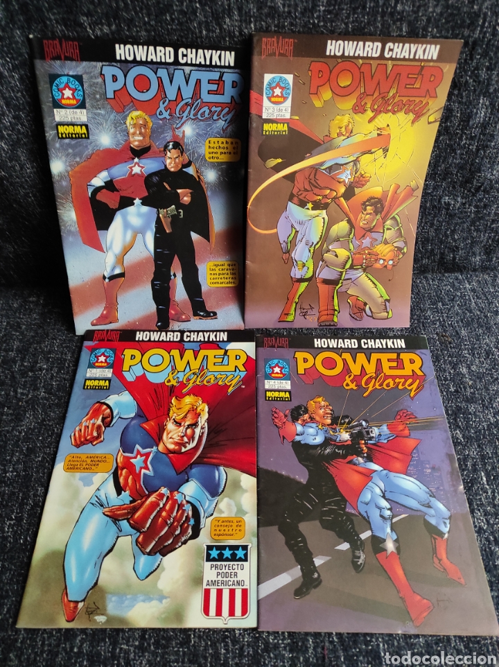 C&oacute;mics: POWER & GLORY - COLECCION COMPLETA EN 4 EJEMPLARES / AUTOR : HOWARD CHAYKIN - Foto 1