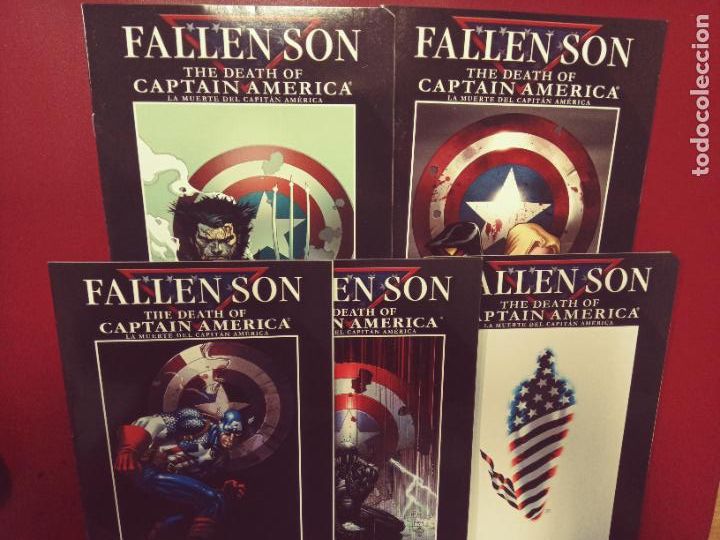 Comics : Fallen Son. La muerte del Capit&aacute;n Am&eacute;rica (5 tomos) (Marvel M&eacute;xico)