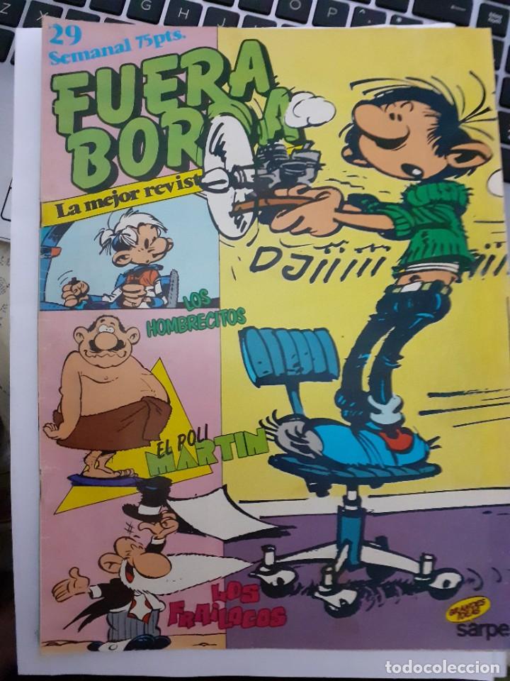 C&oacute;mics: FUERA BORDA-SARPE- N&ordm; 29 -PAPYRUS-HOMBRECITOS-RIFIF&Iacute;-PITUFOS-1984-CASI BUENO-MUY DIF&Iacute;CIL-LEA-6089
