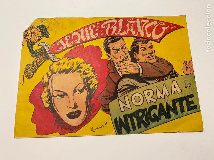 C&oacute;mics: JEQUE BLANCO N&ordm; 108. ORIGINAL. ROLLAN 1956 - Foto 1