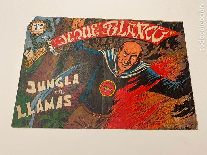 C&oacute;mics: JEQUE BLANCO N&ordm; 113. ORIGINAL. ROLLAN 1956 - Foto 1