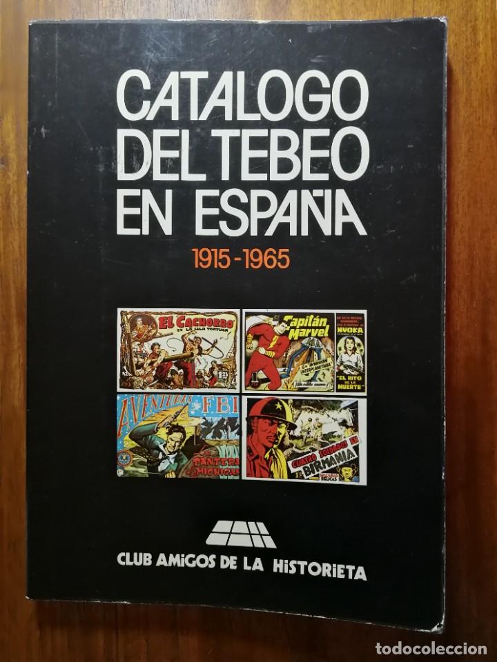 C&oacute;mics: CATALOGO DEL TEBEO EN ESPA&Ntilde;A 1915-1965 excelente estado - Foto 1