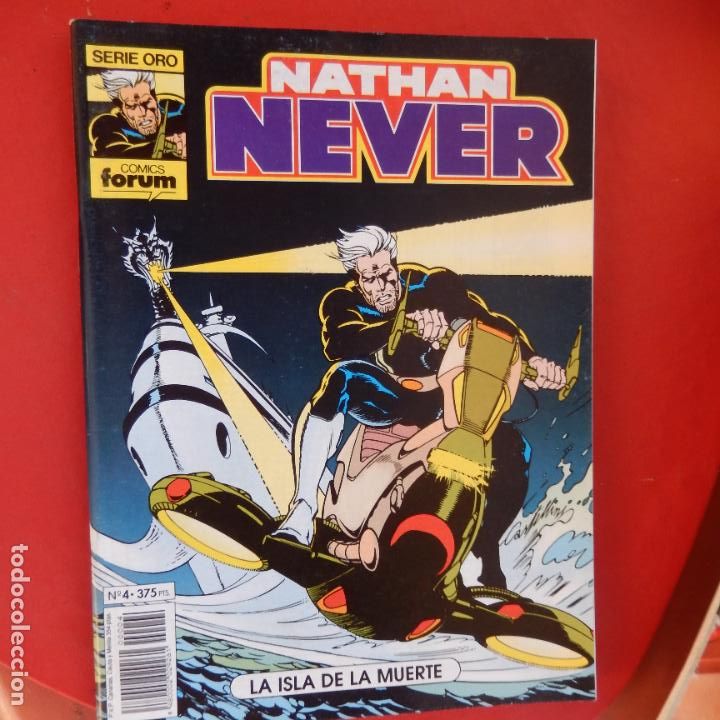 C&oacute;mics: NATHAN NEVER , LA ISLA DE LA MUERTE N&ordm; 4 - COMICS FORUM SERIE ORO -1992 - Foto 1