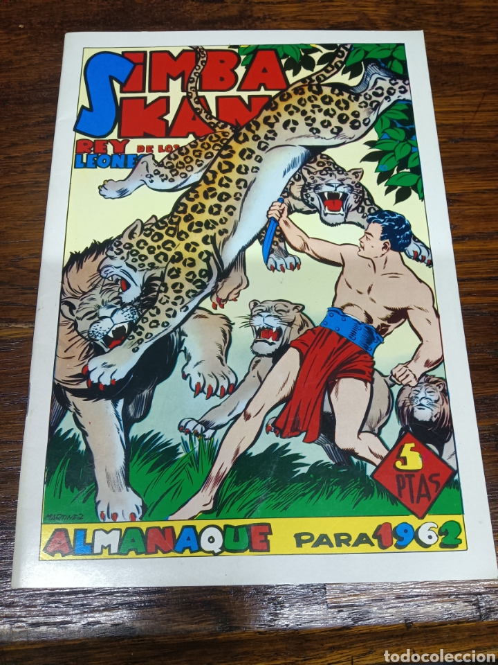 C&oacute;mics: C&Ograve;MIC SIMBA KAN REY DE LOS LEONES ALMANAQUE PARA 1962 - Foto 1