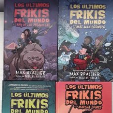 Cómics: LOS ÚLTIMOS FRIKIS DEL MUNDO. MAX BRALLIER. ILUSTRADO POR DOUGLAS HOLGATE. 4 TOMOS.. Lote 312352913