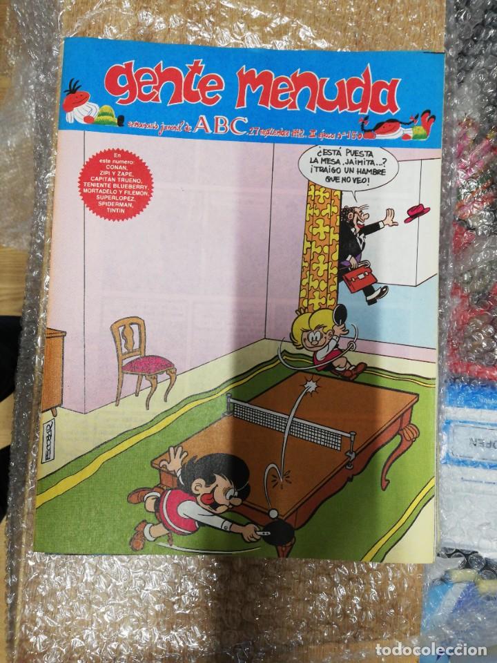 C&oacute;mics: GENTE MENUDA. SUPLEMENTO DEL PERI&Oacute;DICO ABC. LOTE DE 430 N&Uacute;MEROS. DEL 17 AL 446