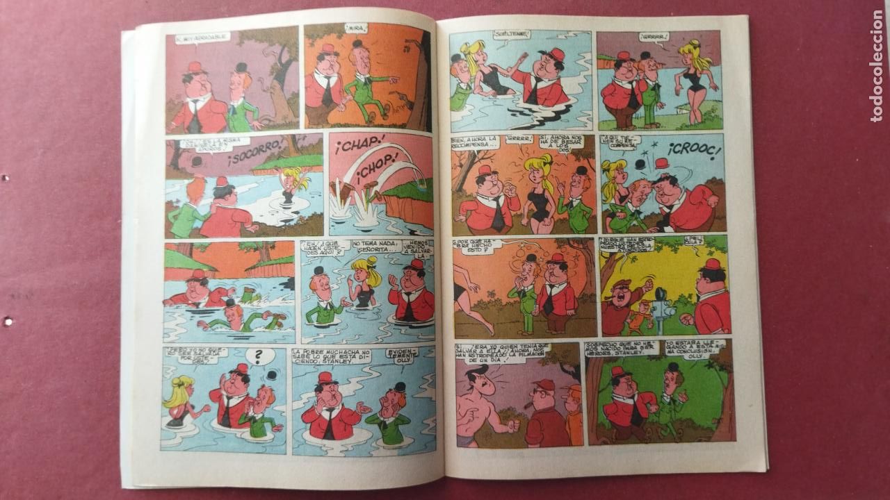 C&oacute;mics: LAUREL Y HARDI, EL GORDO Y EL FLACO N&ordm; 9 EUREDIT 1971 - Foto 2