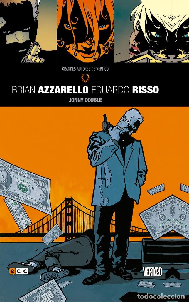 C&oacute;mics: GRANDES AUTORES DE VERTIGO: BRIAN AZZARELLO Y EDUARDO RISSO. JONNY DOUBLE - ECC - CARTONE - MTFA - Foto 1