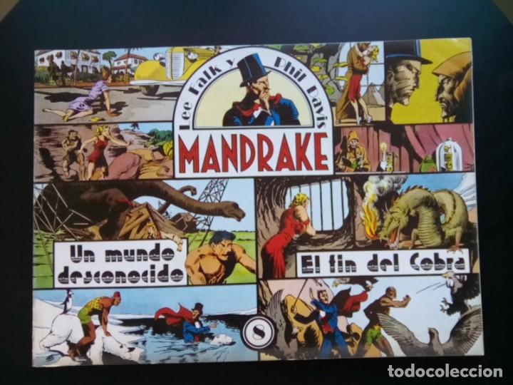 C&oacute;mics: 1- COMIC MANDRAKE N&ordm; 8 DOBLE CAPITULO ATENCION TIPO LIBRO ,TAPA DURA - Foto 1