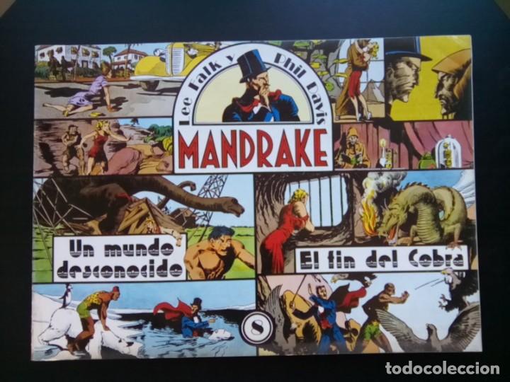 C&oacute;mics: 1- COMIC MANDRAKE N&ordm; 8 DOBLE CAPITULO ATENCION TIPO LIBRO ,TAPA DURA - Foto 2