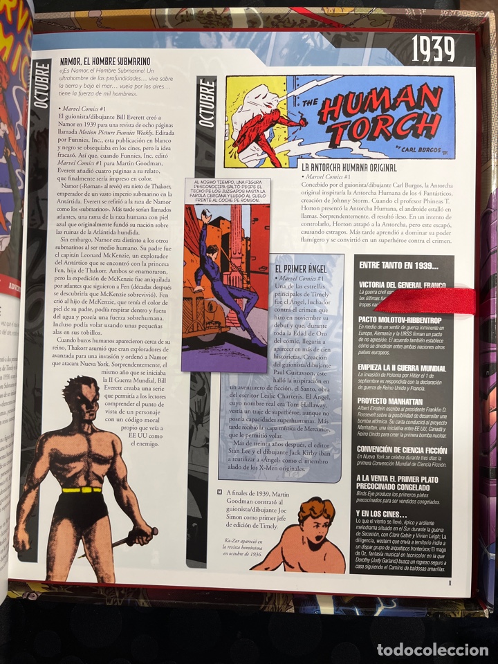 C&oacute;mics: CR&Oacute;NICA MARVEL : UNA HISTORIA A&Ntilde;O A A&Ntilde;O Ed PEARSON EDUCACI&Oacute;N ( 2009 ) - Foto 3