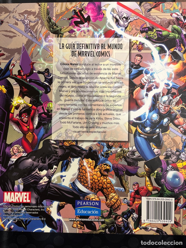 C&oacute;mics: CR&Oacute;NICA MARVEL : UNA HISTORIA A&Ntilde;O A A&Ntilde;O Ed PEARSON EDUCACI&Oacute;N ( 2009 ) - Foto 4