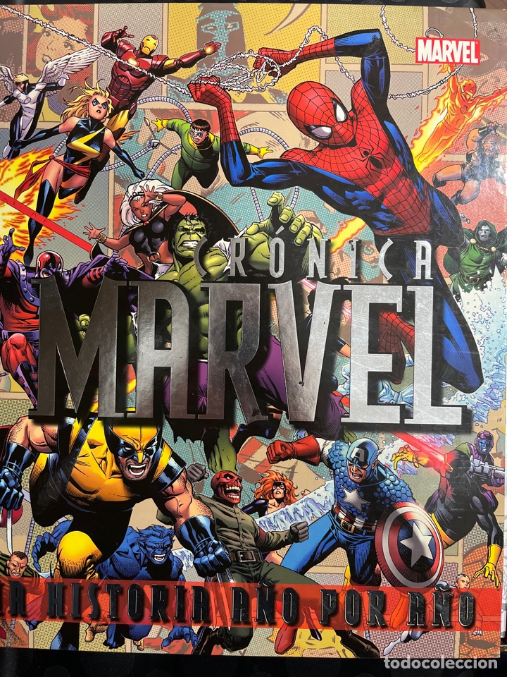 C&oacute;mics: CR&Oacute;NICA MARVEL : UNA HISTORIA A&Ntilde;O A A&Ntilde;O Ed PEARSON EDUCACI&Oacute;N ( 2009 ) - Foto 1