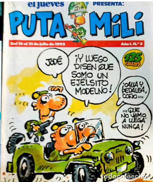 C&oacute;mics: PUTA MILI..A&Ntilde;O 1.. N&ordm;3. EL JUEVES 1992. - Foto 1