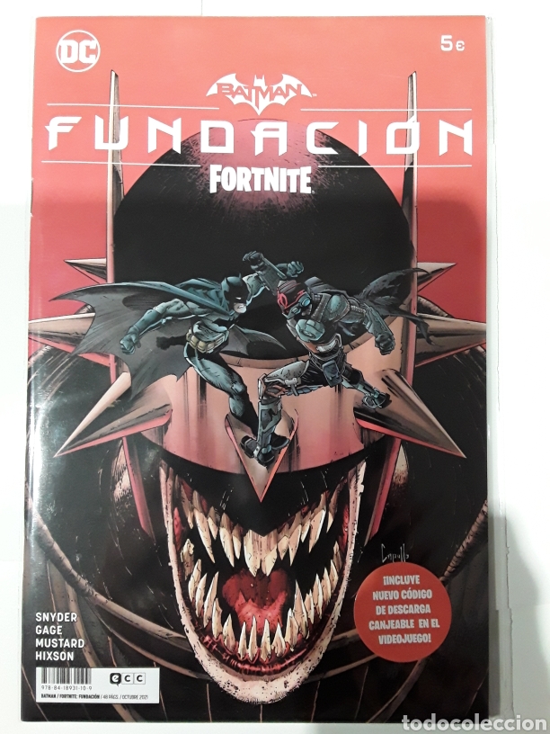 C&oacute;mics: Batman / fortnite. Fundaci&oacute;n (grapa) - Snyder, Gage, Mustard, Hixson - ECC c&oacute;mics - Foto 1