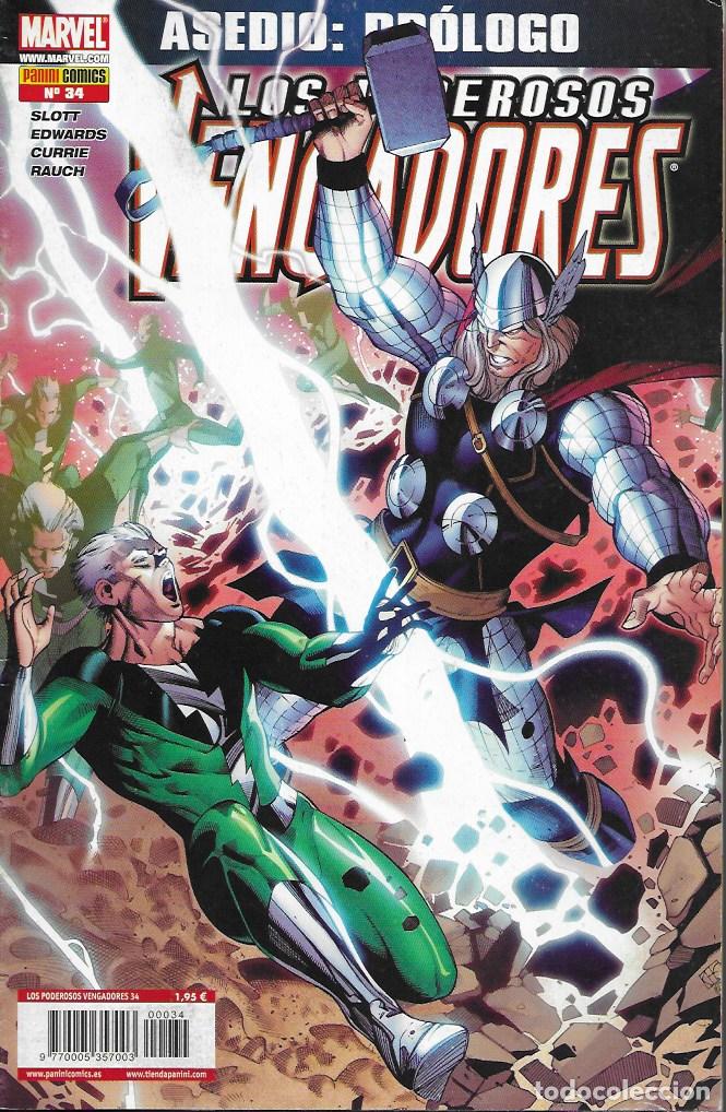 C&oacute;mics: Los Poderosos Vengadores. Panini 2008. N&ordm; 34 - Foto 1