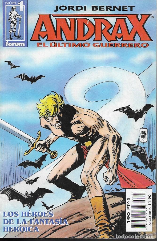 C&oacute;mics: Andrax, El &Uacute;ltimo Guerrero. Forum 1997. N&ordm; 1 - Foto 1