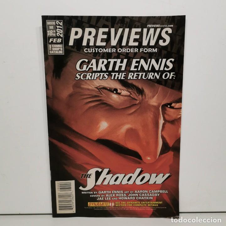 C&oacute;mics: PREVIEWS - FEBRUARY 2012 - CUSTOMER ORDER FORM / 16.636 - Foto 1